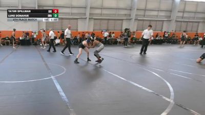 88-92 lbs 5th Place Match - Luke Donahue, Donahue Wrestling Academy vs Ta?jir Spillman, Sandusky Blue Streaks