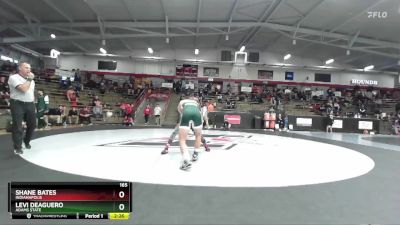 165 lbs Cons. Round 2 - Levi Deaguero, Adams State vs Shane Bates, Indianapolis