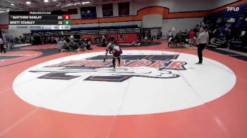 125 lbs Champ. Round 2 - Brett Stanley, John Carroll University vs Matthew Barlay, University Of Chicago