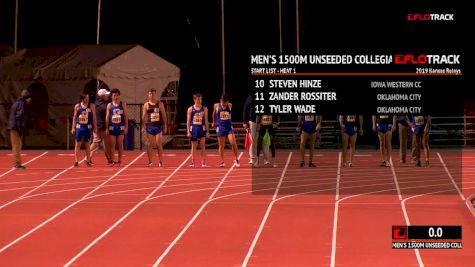 Men's 1500m Unseeded, Heat 1