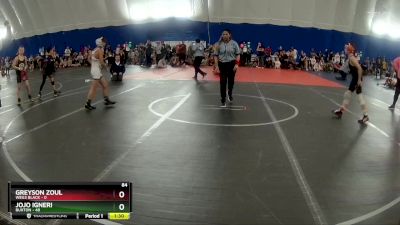 84 lbs Round 2 (6 Team) - Jojo Igneri, Buxton vs Greyson Zoul, WEG3 Black