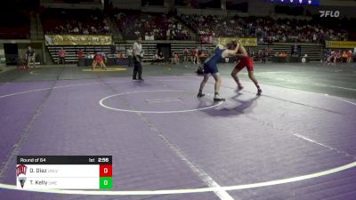 174 lbs Round Of 64 - Onailyn Diaz, UNLV vs Thomas Kelly, Maine