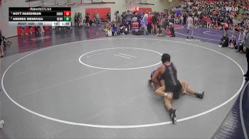 120 lbs Quarterfinal - Andres Mendoza, Newberg vs Hoyt Harshman, Sumner