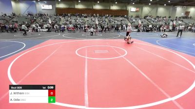 40 lbs Round Of 16 - James Withem, Siskiyou WC vs Axel Odle, Greenwave YW