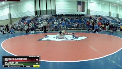 58 lbs Champ. Round 1 - Dominic Golembiewski, Ohio vs Brantley Lee, Indian Creek Wrestling Club