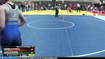 95 lbs Round 2 - Cassidy O`Connell, Crass Trained vs Isabelle Shafer, Moen Wrestling Academy