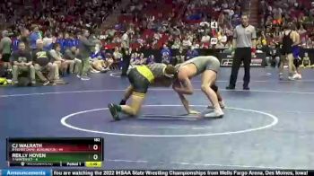 182 lbs 5th & 7th Place - CJ Walrath, 8-Notre Dame, Burlington vs Reilly Hoven, 7-Winterset