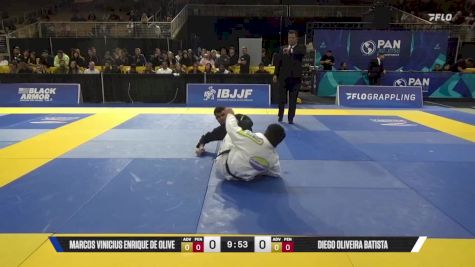 Diego Oliveira Batista vs Marcos Vinicius Enrique De Olive 2025 Pan Jiu Jitsu IBJJF Championship