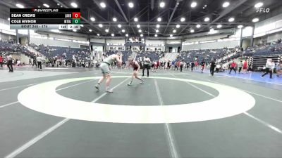 174 lbs Cons. Round 2 - Cole Hivnor, Mt. Olive vs Sean Crews, LANDER