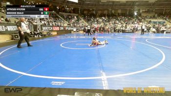 75 lbs Quarterfinal - Atticus Hylton, Coalfield Elite vs Brooks Bialo, Bad Karma