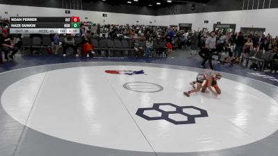 75 lbs Semis & 1st Wrestleback (8 Team) - Noah Ferrer, The Outsiders Wrestling Club vs Haze Dunkin, Nebraska Elite