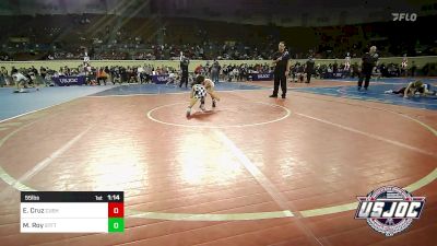 55 lbs Semifinal - Elias Cruz, Cushing Tigers vs Maxwell Roy, Standfast