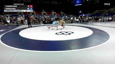 113 lbs Cons. Rd Of 16 - Camden Rugg, WI vs Jordan Bell, MO