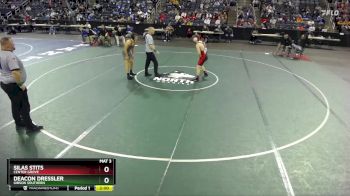 157 lbs Semifinal - Silas Stits, Center Grove vs Deacon Dressler, Gibson Southern