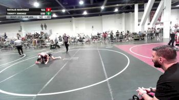 109 lbs Round Of 16 - Natalie Martinez, Yucaipa Thunder WC vs Trinity Jimenez, Downtown Vegas