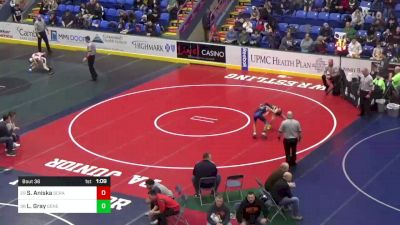 89 lbs Round Of 64 - Santino Aniska, Scranton vs Luke Gray, General McLane