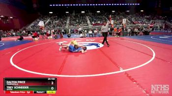 2A-132 lbs Champ. Round 1 - Dalton Price, Thermopolis vs Trey Schneider, Upton