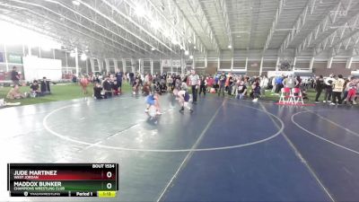 72 lbs Cons. Round 3 - Jude Martinez, West Jordan vs Maddox Bunker, Champions Wrestling Club