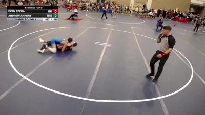 16U - 138 lbs Champ. Round 1 - Andrew Ankeny, Robbinsdale vs Evan Czepa, New Prague Wrestling