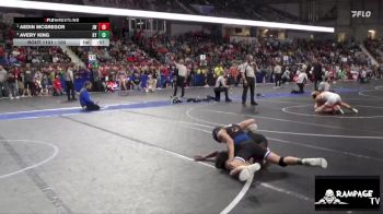 100 lbs 2nd Place Match - Avery King, Kansas YG vs Aedin McGregor, Jayhawk Wrestling