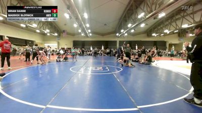 106 lbs Quarterfinal - Brian Danbe, RedNose MS vs Maddox Slotnick, American MMAW MS