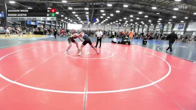 170 lbs Consi Of 32 #1 - Jackson Weise, VA vs Riggin Austin, WY