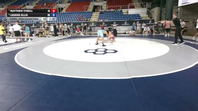 150 lbs Cons. Sub-quarters - Matthew O'Neill, Pennsylvania vs Legend Ellis, Oklahoma