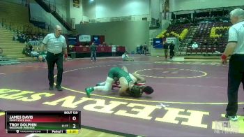 133 lbs Cons. Semi - Troy Dolphin, Wisconsin-Parkside vs James Davis, Minot State (N.D.)