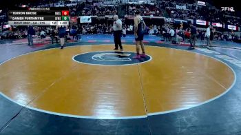 AA - 215 lbs Cons. Round 2 - Terron Brose, Missoula Big Sky / Loyola Sacred Heart vs Damen Furthmyre, Great Falls / MSDB