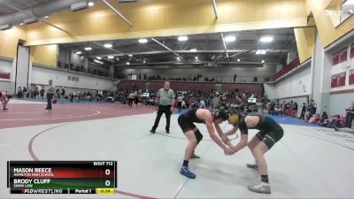 132 lbs Cons. Round 4 - Brody Cluff, Show Low vs Mason Reece, Hamilton High School