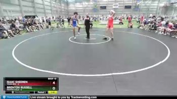 170 lbs Placement Matches (8 Team) - Isaac Sheeren, Texas Red vs Brenton Russell, Indiana Gold