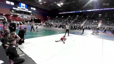 65 lbs Quarterfinal - Jordy Smart, Ravage vs Hunter Grebe, Bear Cave WC