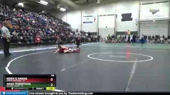 138 lbs Quarterfinals (8 Team) - Aiden Robertson, Millard South vs Aiden G Hargis, Omaha Westside