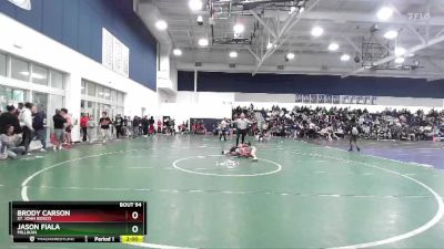 106 lbs Champ. Round 2 - Kaleb Ortiz, La Habra vs Joseph Torres, La Serna