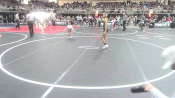 80 lbs Rr Rnd 3 - Brooklynn Cline, Maize WC vs Addyson Harding, Hays Wrestling Club