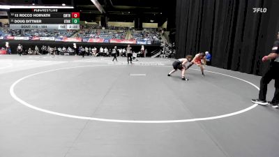184 lbs Champ. Round 1 - Doug Dittmer, Georgetown vs 12 Rocco Horvath, Cumberland