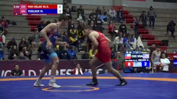 87 kg Round 1 - Wyatt Voelker, USA vs Dieter Von Helms, CHI