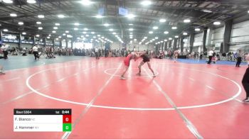 138 lbs Consi Of 32 #2 - Frank Bianco, NC vs Jake Hammer, WY