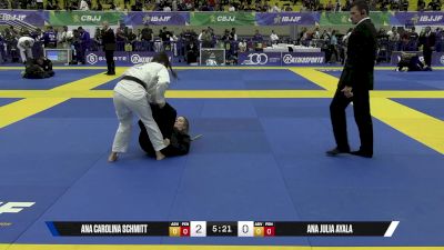 Ana Julia Ayala vs Ana Carolina Schmitt 2025 Brasileiro Jiu-Jitsu IBJJF