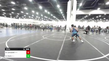 157 lbs Consi Of 16 #2 - Brandon Campbell, Spring Valley HS vs Gage Clark, Gallardo