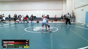 165 lbs Cons. Round 5 - Coen Maxwell, Mt Ridge vs Talon Stevens, Uintah