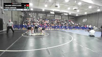 132 lbs Champ. Round 1 - Guillermo Liberato-Suarez, Nipomo vs Jason Andrade, Golden West