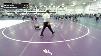 56 lbs 5th Place - Kayden Healy, New England Gold WC vs Maxwel Medeiros, Iron Faith WC