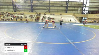 157B Rr Rnd 1 - Landyn Sommer, Oklahoma vs Tim Stapleton, Minnesota