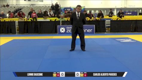 CARLOS ALBERTO PAREDES vs LONNIE BASCOME 2025 World IBJJF Jiu-Jitsu No-Gi Championship