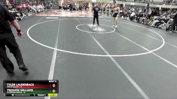 152 lbs Round 3 (4 Team) - Tyler Laudenbach, Apple Valley vs Treshon Williams, Glenbard North