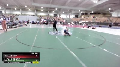 90 lbs Round 1 - Walter Pigg, Maximum Velocity vs Lucas Juergens, Buckhorn Youth Wrestling As