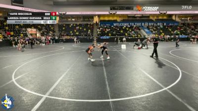 110 lbs Champ. Round 2 - Katie Biscoglia, Raccoon River-Northwest vs Larisza Gomez Guevara, DeKalb