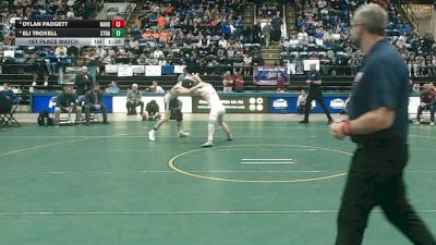 2 - 126 lbs 1st Place Match - Eli Troxell, Strasburg vs Dylan Padgett, Nandua