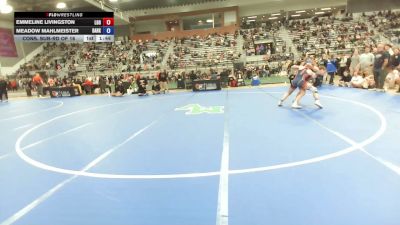 65 kg Cons. Sub-rd Of 16 - Emmeline Livingston, La Grande Oregon vs Meadow Mahlmeister, Darkhorse